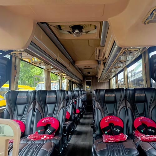 Bus pariwisata 5 interior