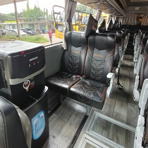 Bus pariwisata 6 interior